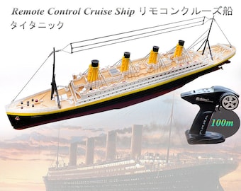 RC Battleship Boat Large Scale High Speed Remote Control Boat 2.4
