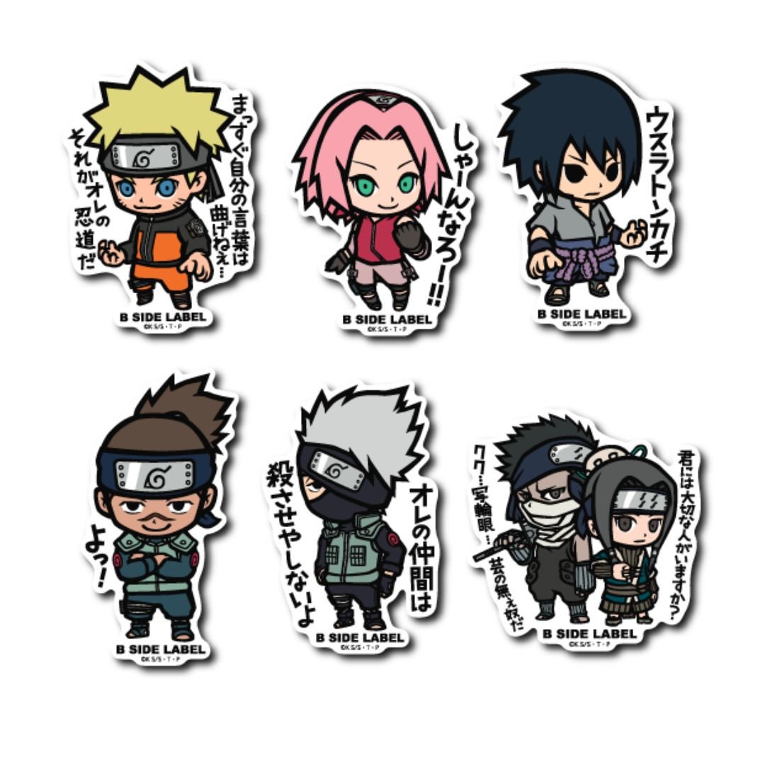 50PCS Naruto Stickers Naruto's Characters Waterproof