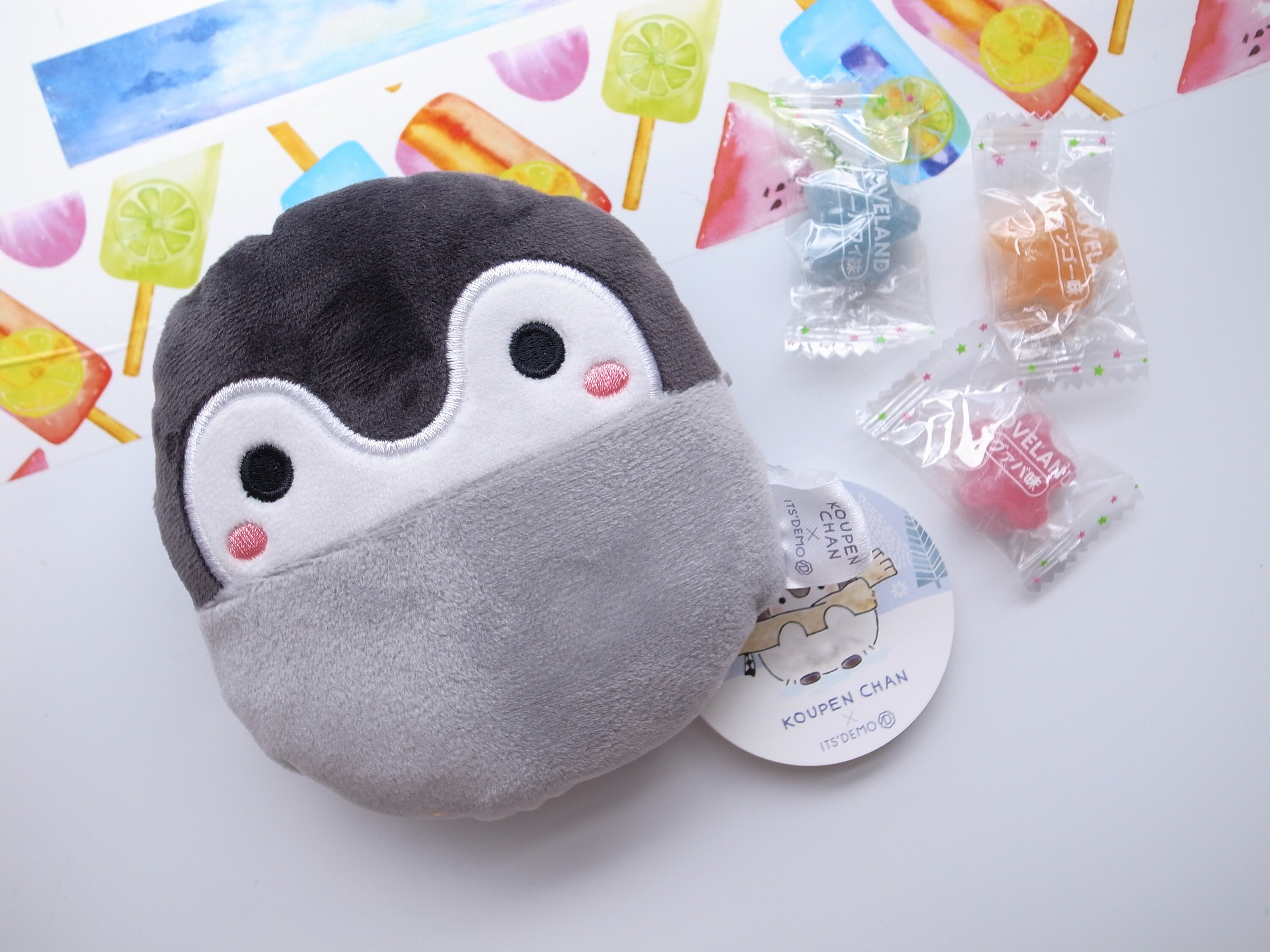 Koupen Chan Plush Pouch Its Demo Japan Etsy