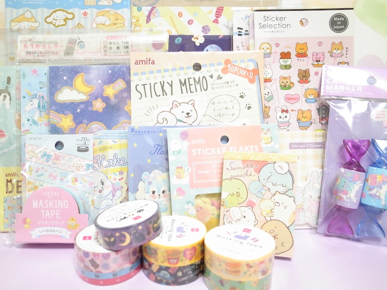 Japanese Kawaii Stationery Mail Pack / Grab Bag / Surprise / Etsy