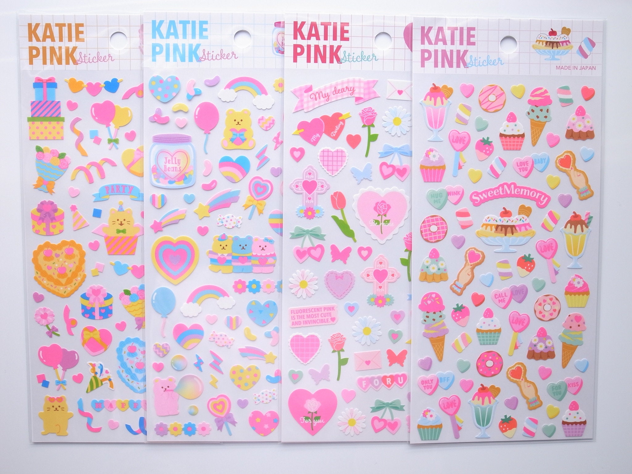 KATIE PINK 4 diseños Japón - Etsy España