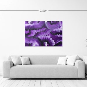 Redox, 2020, 76 x 51cm, acrylic on canvas, Original Handmade Abstract Painting Modern Art Colourful Wall Decor Purple White Black image 2