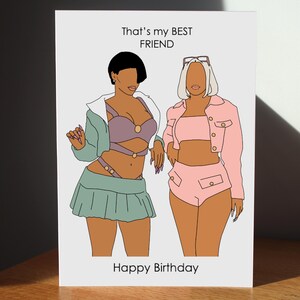Carte MEILLEUR AMI Saweetie x Doja Cat