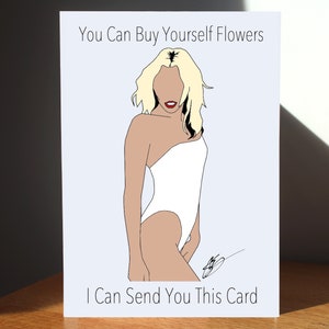 Cartão FLORES de Miley Cyrus