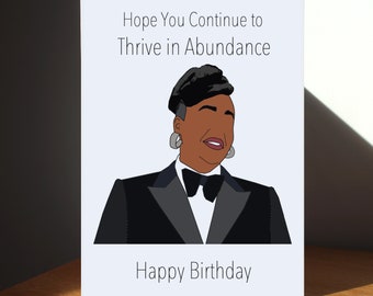 Insecure Kelli THRIVING Greeting card