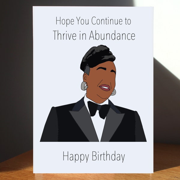 Insecure Kelli THRIVING Greeting card