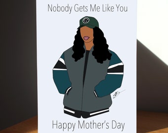 Sza NOBODY GETS ME Card