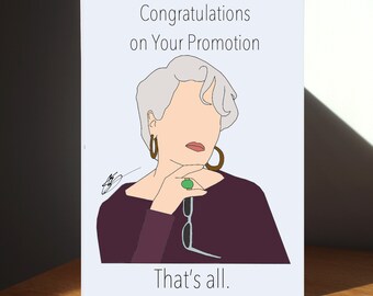 The Devil Wears Prada Greeting card