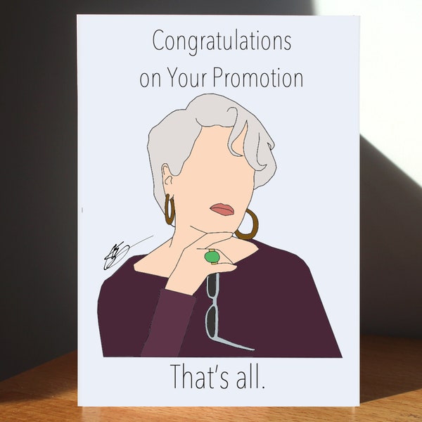 The Devil Wears Prada Greeting card