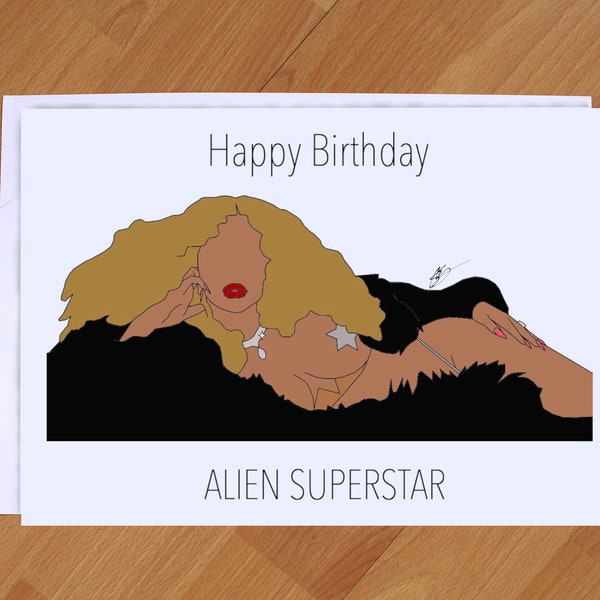 Beyonce ALIEN SUPERSTAR Card