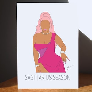 Cartão de Sagitário da Nicki Minaj