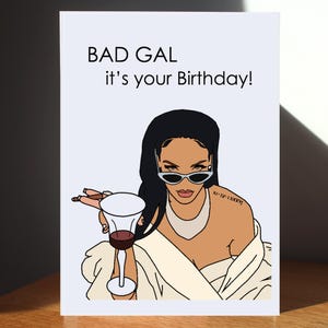 Rihanna BAD GAL Card