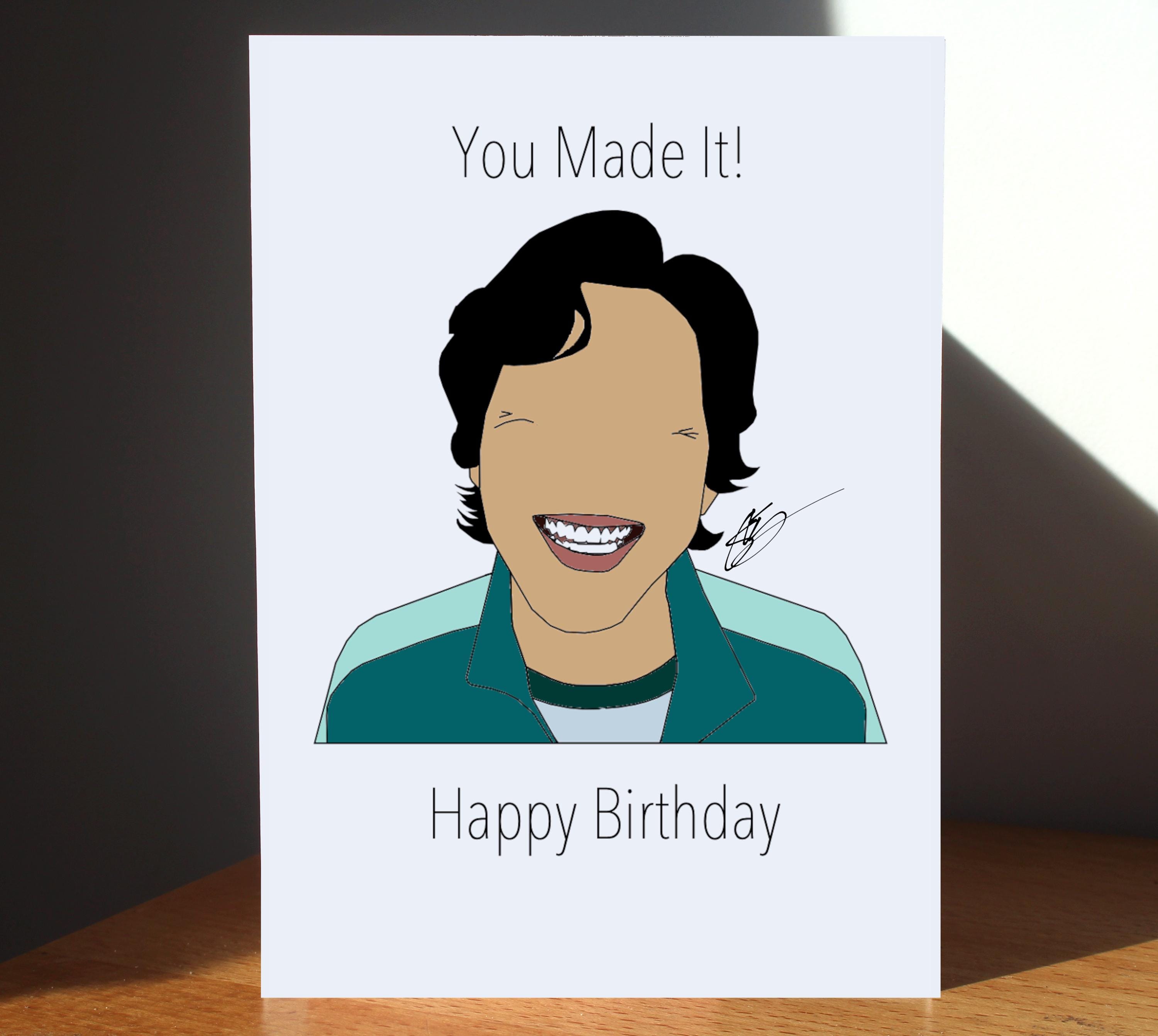 Squid Game Greeting card