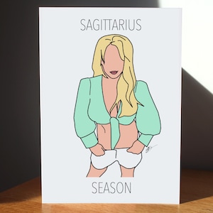 Tarjeta de SAGITARIO de Britney Spears