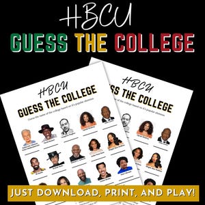 Black Culture Trivia Printable Game I Black Family Trivia I Game Night Ideas I Black Family Reunion Game Idea I Black Graduate Game Party