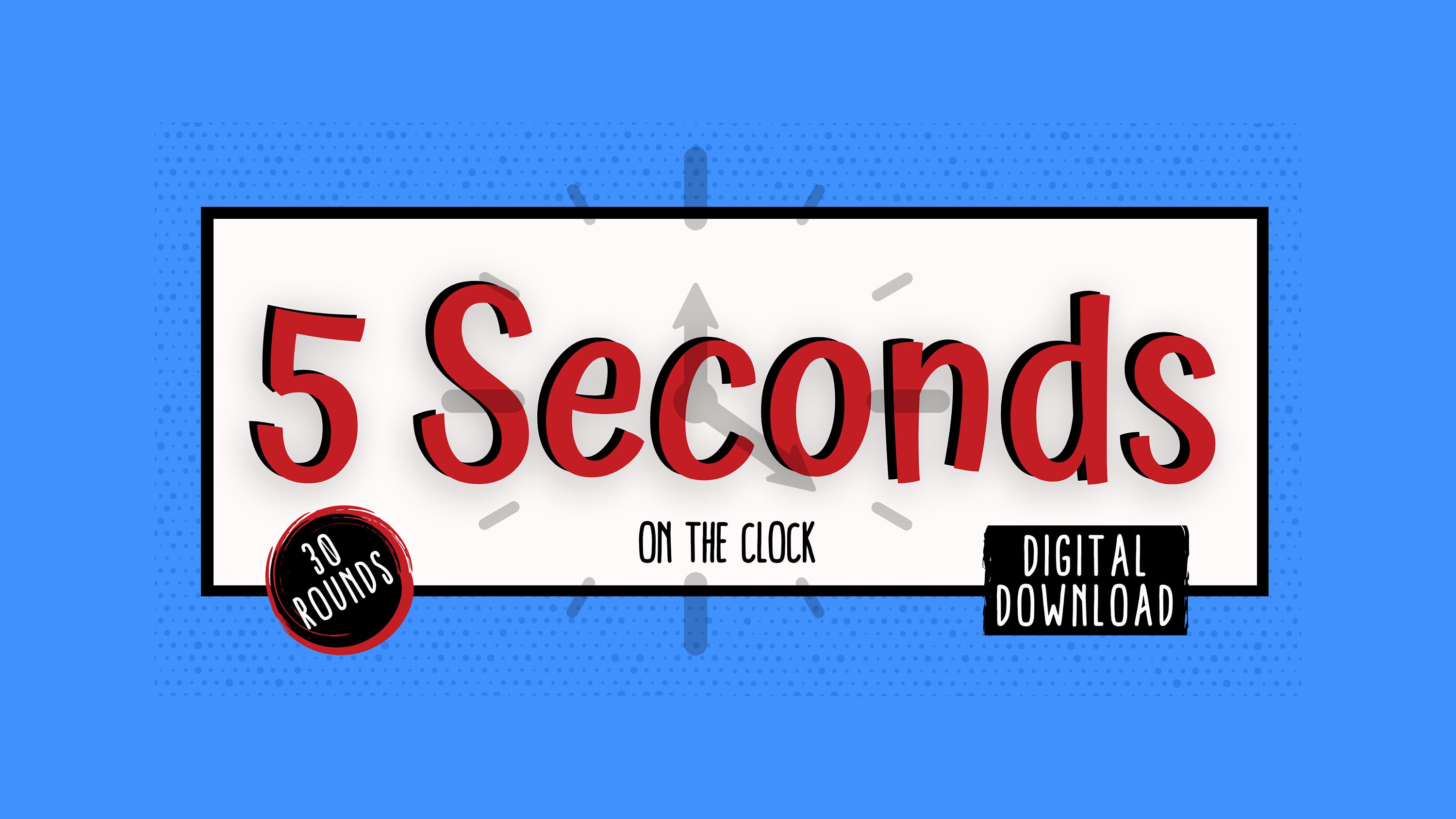 Virtual 5 Second Rule Game Powerpoint Game Family Game Etsy