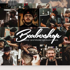 15 Barbershop Lightroom Presets Influencer presets Instagram presets Blogger Presets Lifestyle preset Beauty Presets barber presets