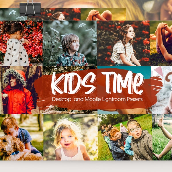 15 Kids Time Lightroom presets Mobiele presets Influencer presets Instagram presets Blogger presets Lifestyle preset Kids presets