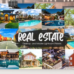 17 Real Estate Showcase Lightroom Presets Mobile Presets Influencer presets Instagram presets Blogger PresetsReal Estate Presets