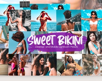 15 Sweet Bikini Lightroom Presets Mobile Presets Influencer presets Instagram presets Blogger Presets Lifestyle preset Beauty Presets