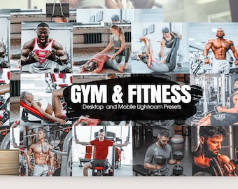 10 Gym & Fitness Lightroom Presets Influencer presets Instagram presets Blogger Presets Sports Presets