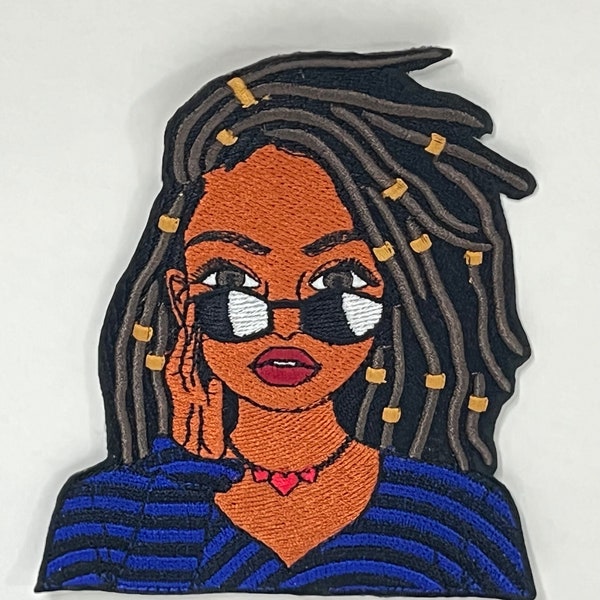 Loc’d, Locs Beauty Embroidered Patch - Celebrate Natural Hair with Style