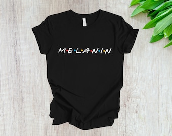 Melanin Friends-style Black Celebrate Diversity With