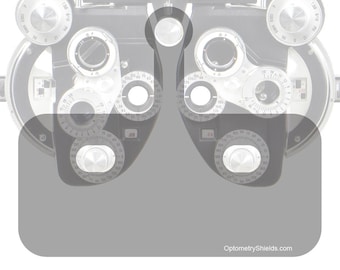 2 Pack - EXTRA LARGE Phoropter Breath Shield - T Extended - GVcustomDesigns