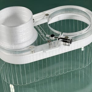 Clear Dust Boot for Makita RT0701C router - magnetic split base - GVcustomDesigns
