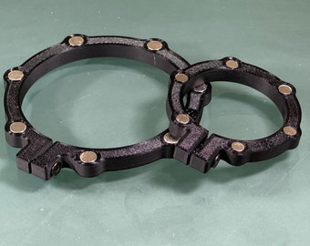 Magnetic Clamp Rings for Dust Collector Hose - Quick Disconnect