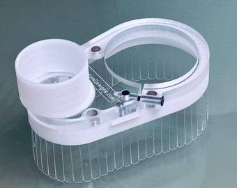 Universal Clear Dust Boot for CNC Router - Magnetic Split Base - GVcustomDesigns