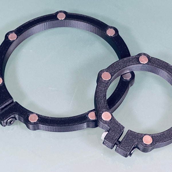 Extra Clamp Rings - for Magnetic Clamp-On Ring to Vacuum Adapter for Quick Disconnect Dust Collector Hose