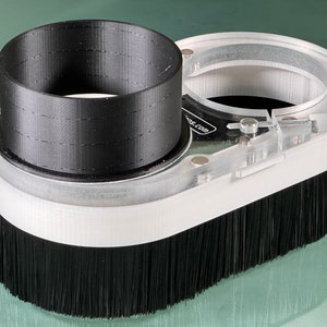 CNC Dust Boot for spindle router - magnetic split base - (Large Size)  - GVcustomDesigns
