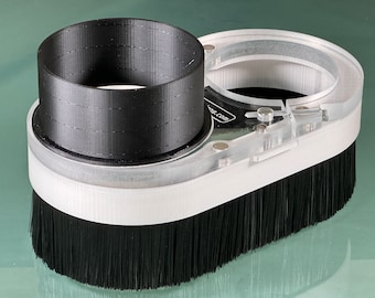 CNC Dust Boot for spindle router - magnetic split base - (Large Size)  - GVcustomDesigns