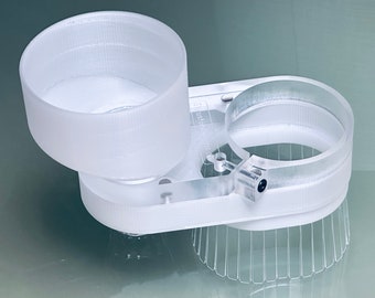 Clear Dust Boot Onefinity Elite CNC with 80mm Spindle - Extended Magnetic Split Base - GVcustomDesigns