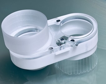 CNC Router Dust Boot: Clear Plexiglass, 4" Vacuum Port, Extended Reach