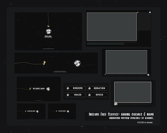Space Panda Twitch Stream Overlay Package