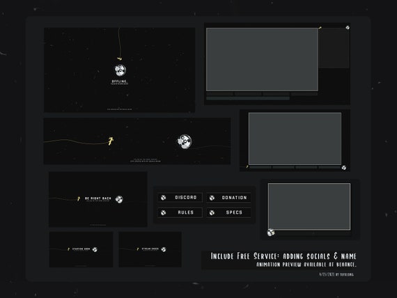 Cute Space Panda Twitch Overlay Stream Package - Etsy Cute Space Panda Twitch Overlay Stream Package - Etsy