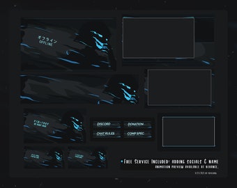 Yorurina Ninja Twitch Overlay Streamer Package