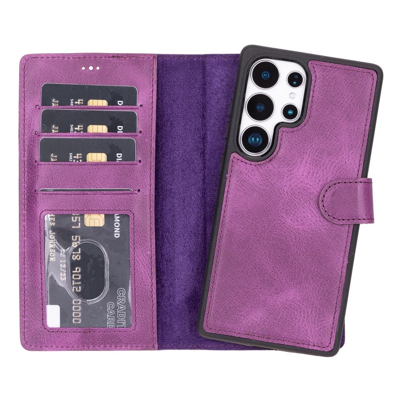 Custom Wallet Case, Galaxy S26, S25, S24, S23, S22, S21, S20, Note 20 Magnetic Wallet Case Samsung, Galaxy Personalized Cases image 10
