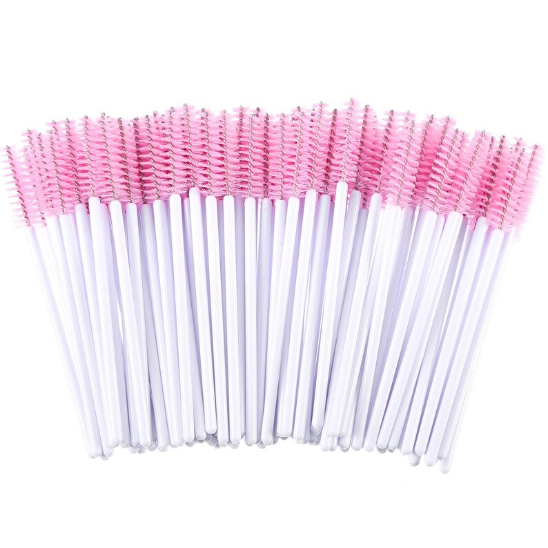 Eyelash Brush Spoolies Lash Mascara Wands Black & White Etsy