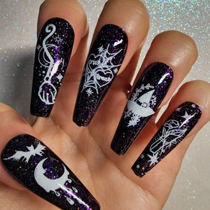 Halloween Witch Magic press on nails