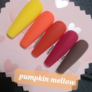 Pumpkin mellow press on nails | Gel Acrylic Nails | Crystal Elegant Nails | Luxury Nails | Bride nails | bling nails