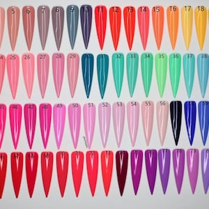 CHOOSE YOUR COLOR | Basic Set | Luxury Press On Nails | Glue On Nails | Press On Nails | Fake Nails | Custom Nails | Basic Nail Set