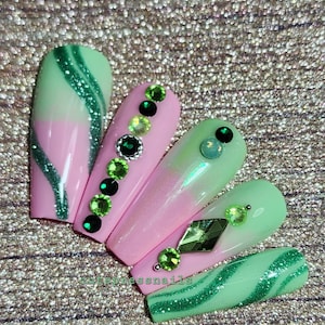Pink Smoothie Ombre Press On Nails