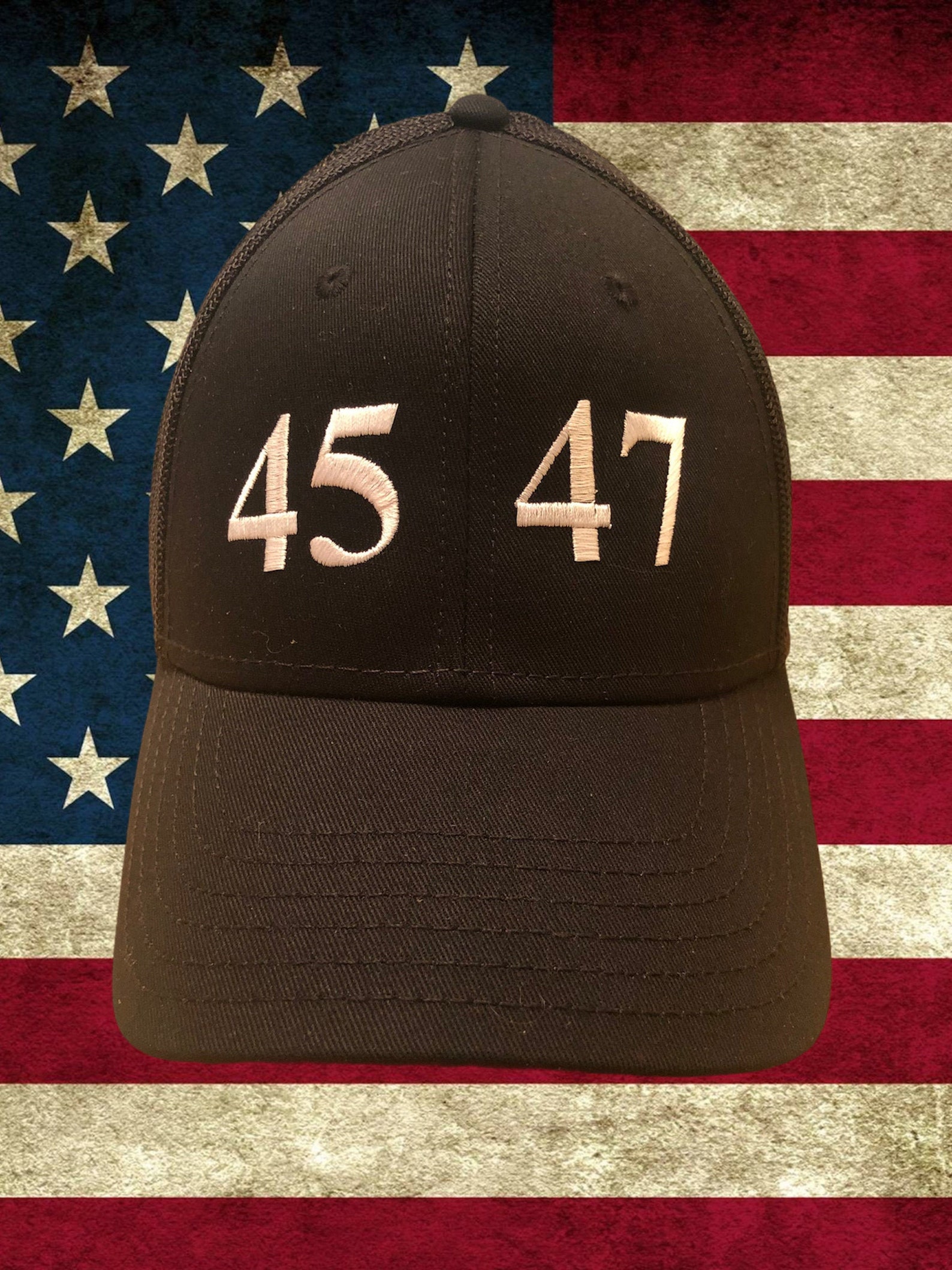 Trump 45 47 Flexfit Hat Trump 2024 Make America Great Again Etsy