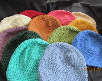 Beanie - 100% soft cotton -Chemo Soft- Size Medium/Custom Sizing Upon Request