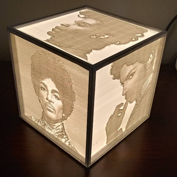 Boîte lumineuse en lithophane imprimée en 3D - Personnalisable