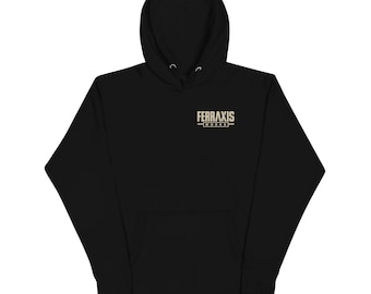 FERRAXIS WORKS Kern Hoodie | Strongman Training Kapuzenpullover | Disciplination Power Rise | Made-to-Order Stärke Bekleidung