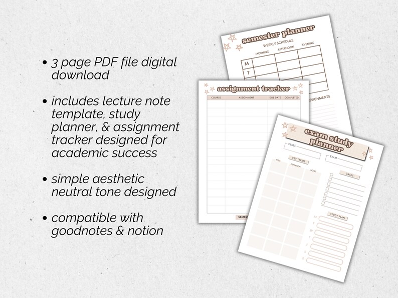 Student Planning Template Bundle Academic Agenda Student Organizer student-planning-template-bundle-academic-agenda-student-organizer